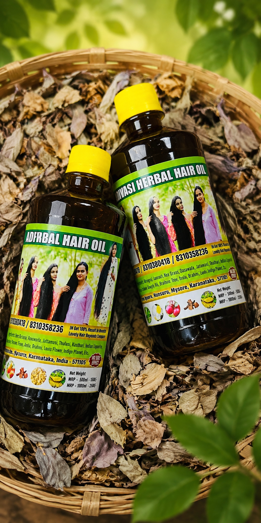 Hakki Pikki Adivasi Herbal Hair Oil